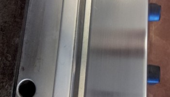 Scratches removed from a Viking Range