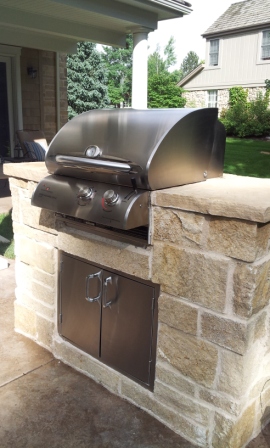 Lynx grill installation