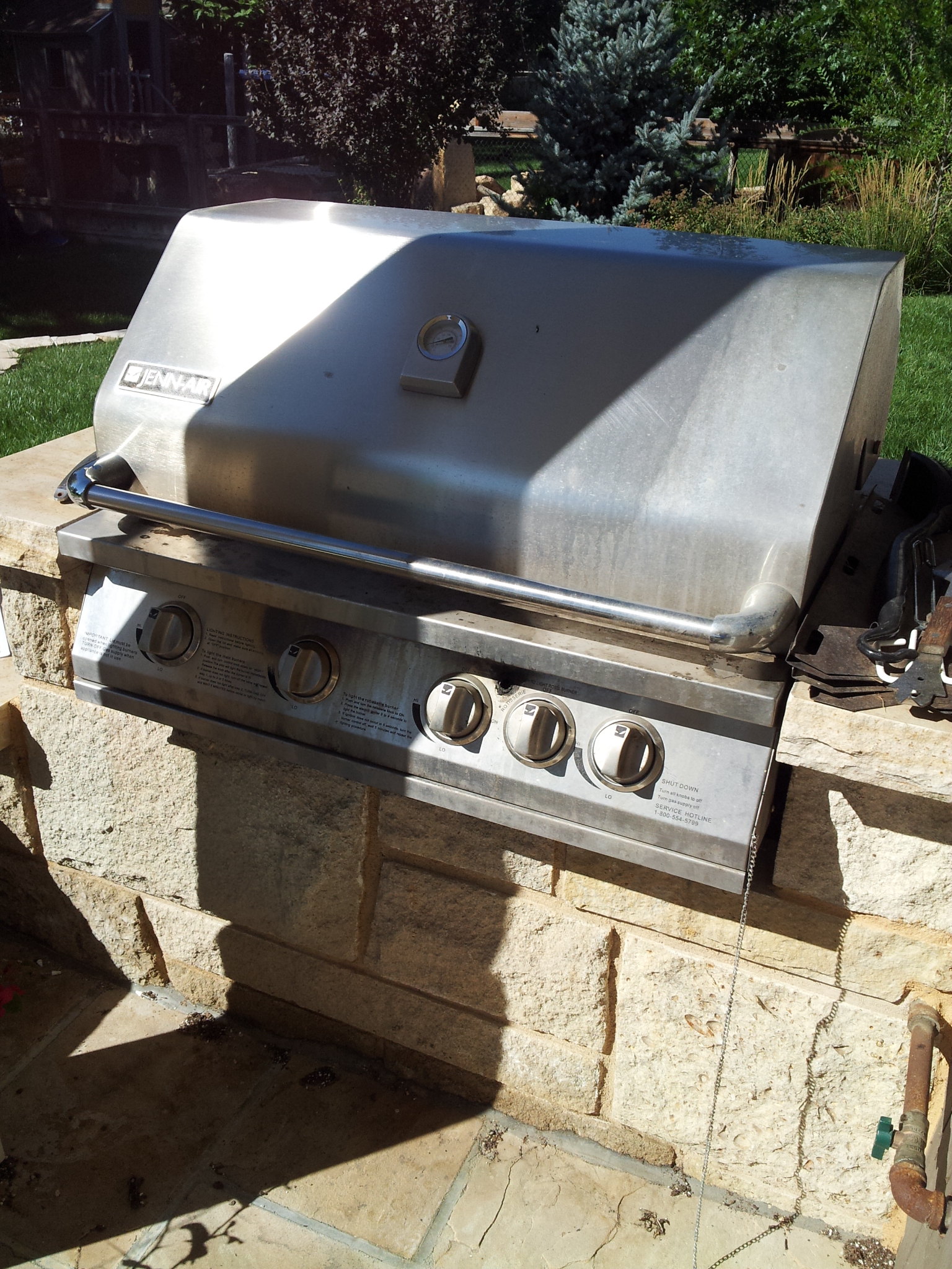 Cal Flame grill installation