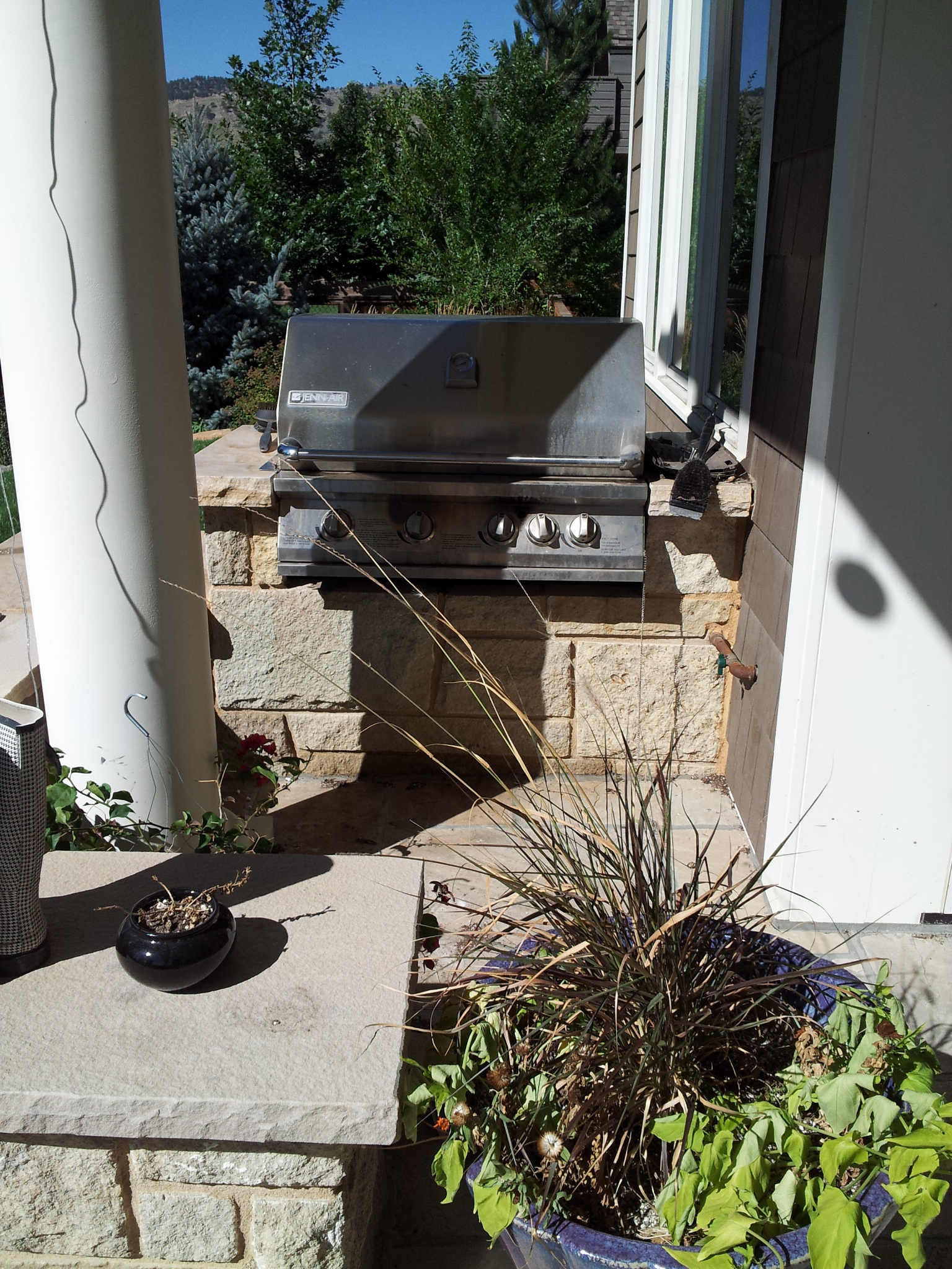 Cal Flame grill installation