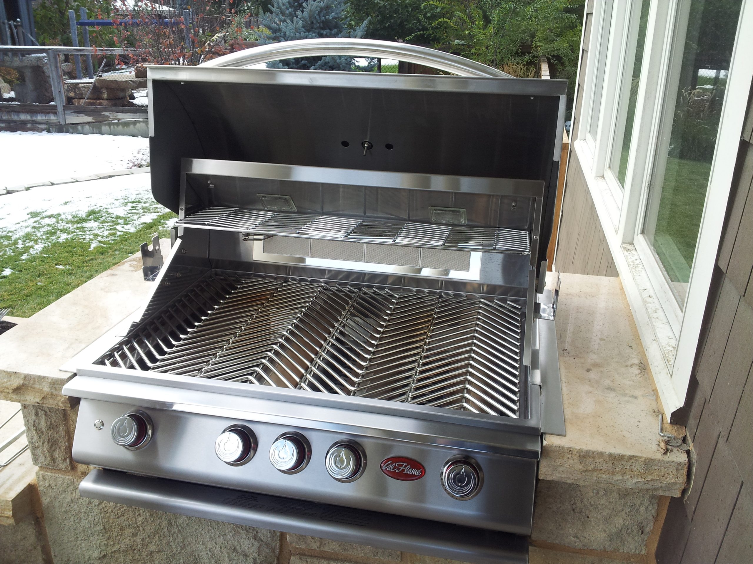 Cal Flame grill installation