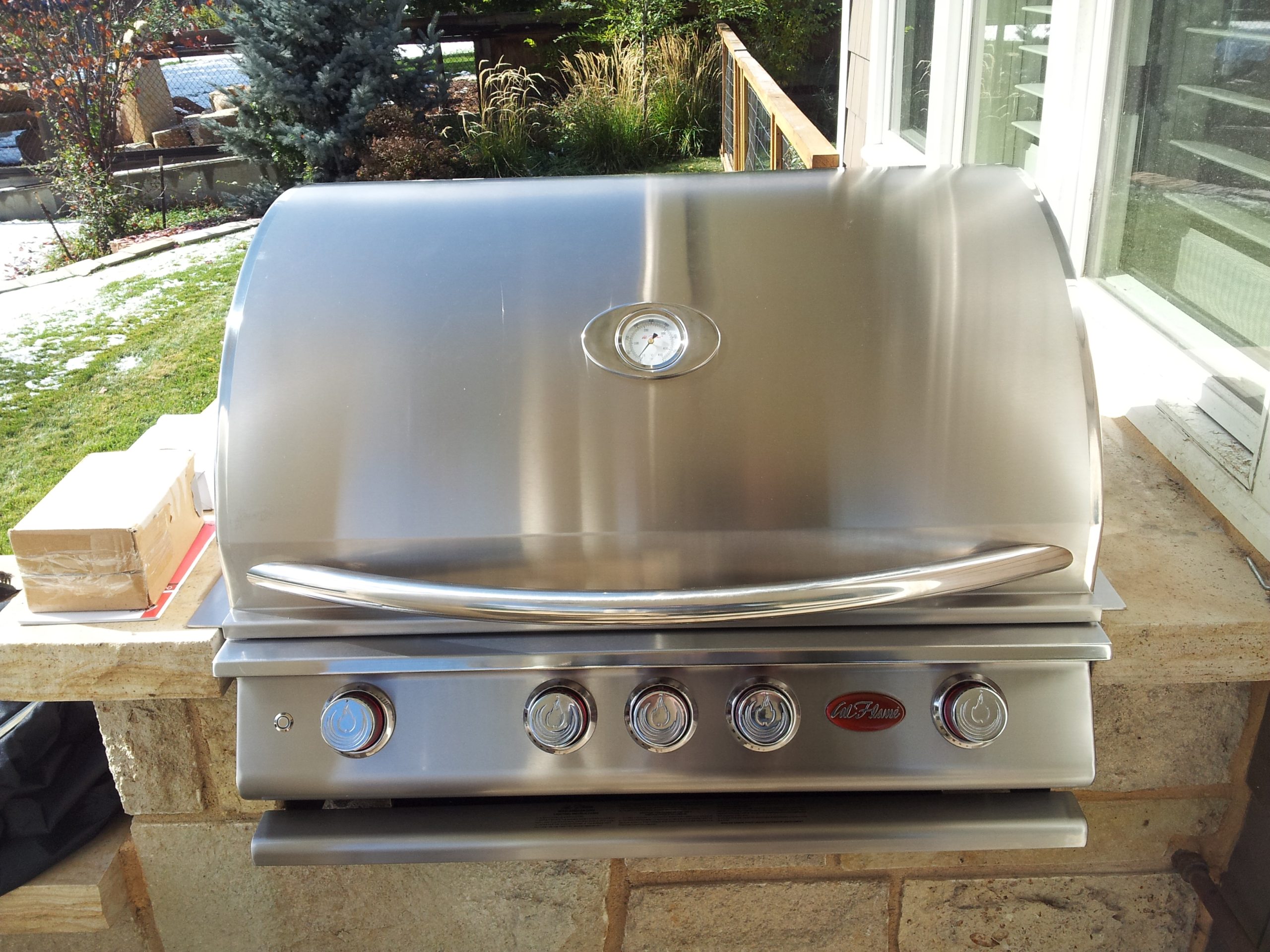 Cal Flame grill installation