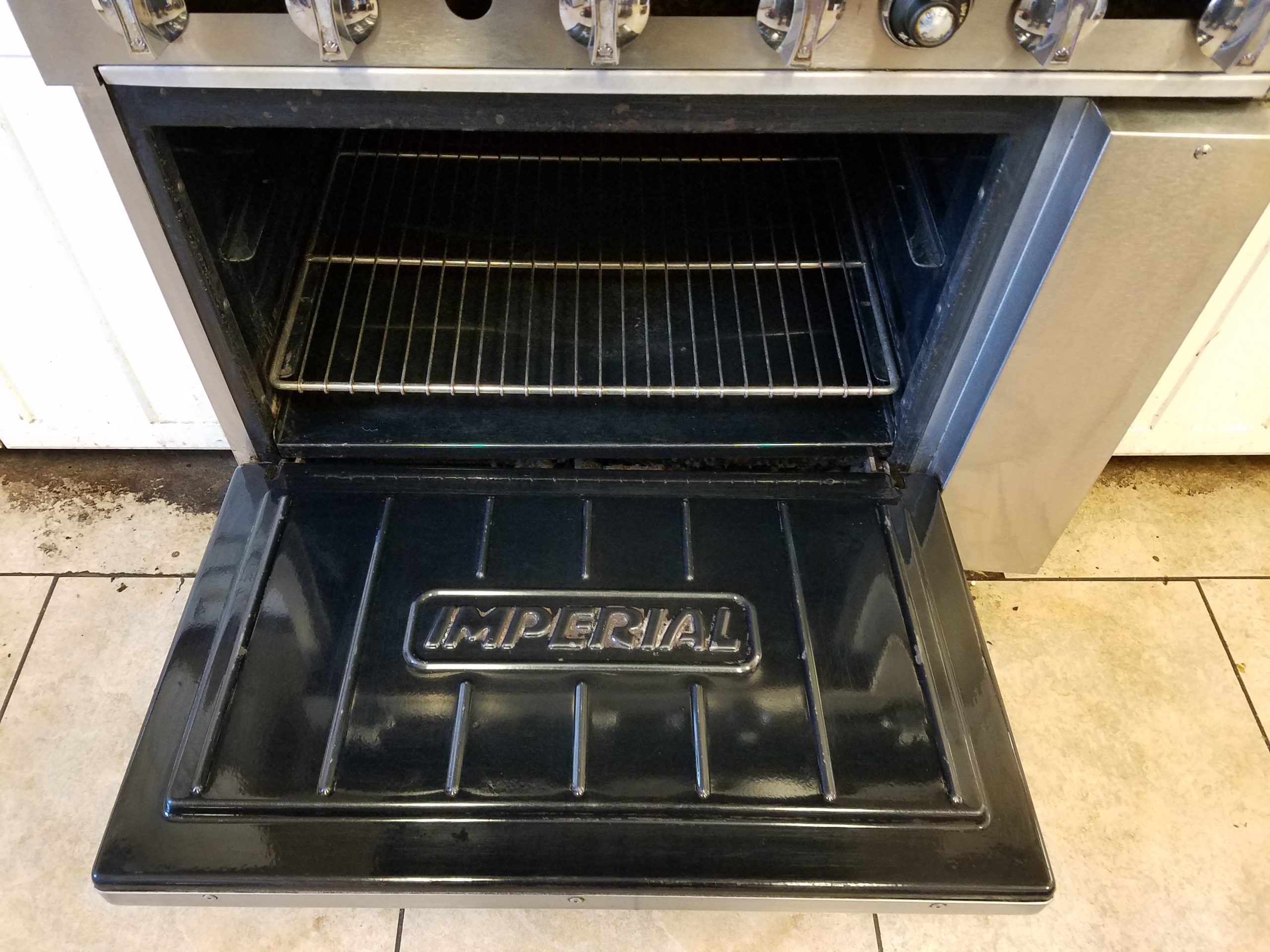 Imperial range after cleaning