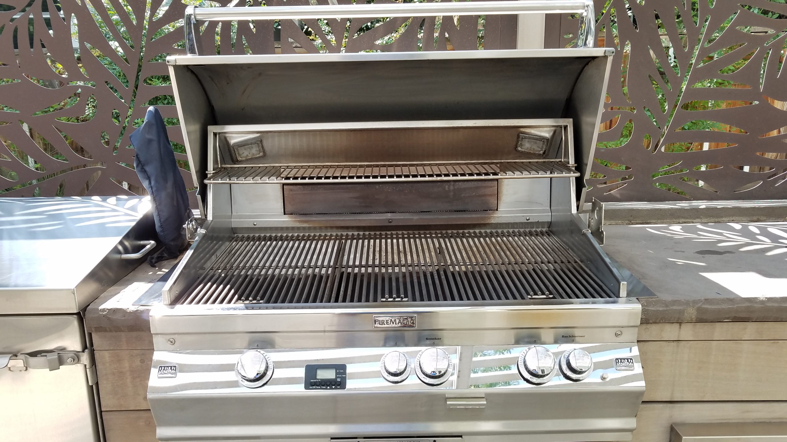 Firemagic grill after cleaning