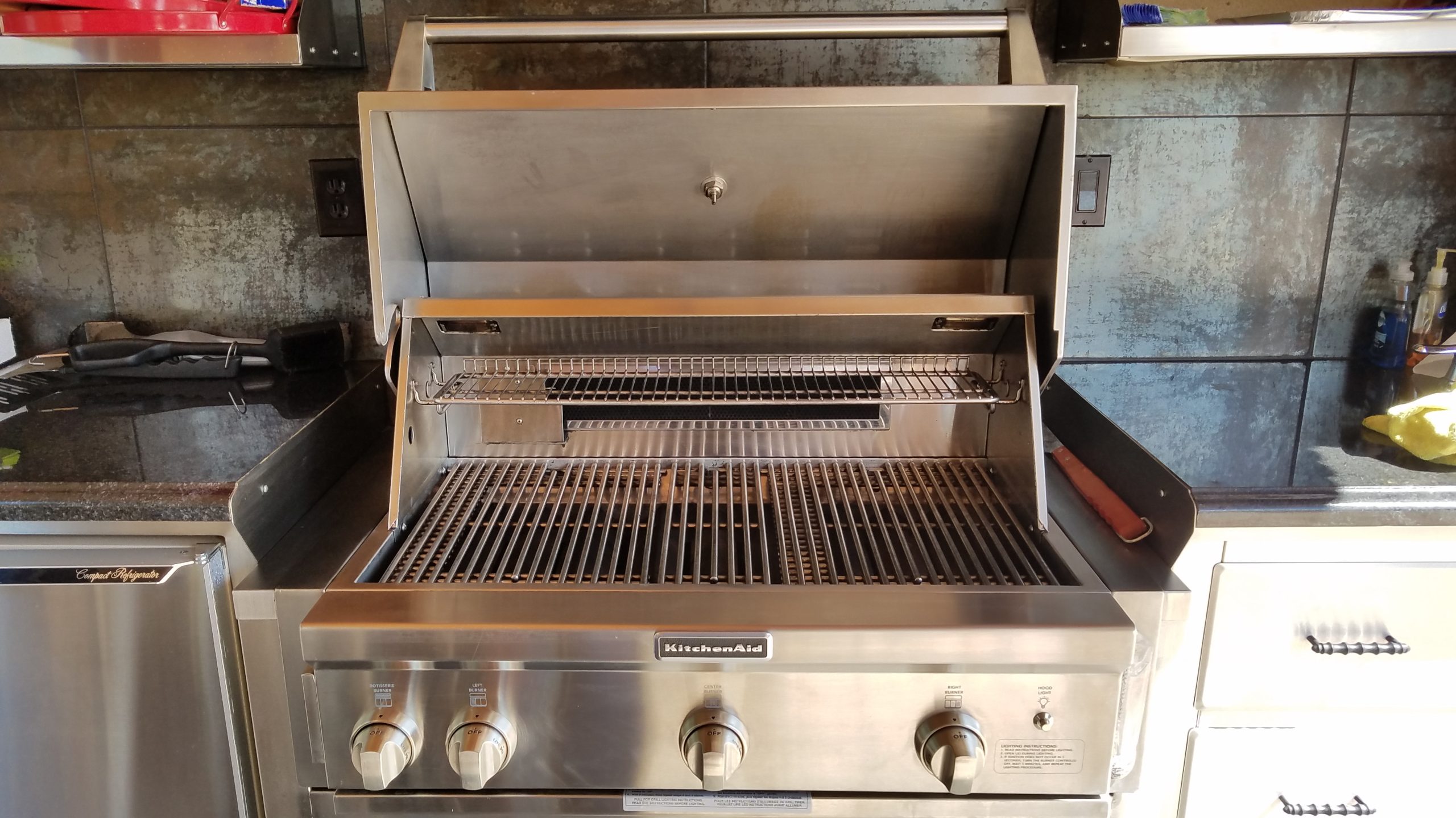 KitchenAid grill after cleaning