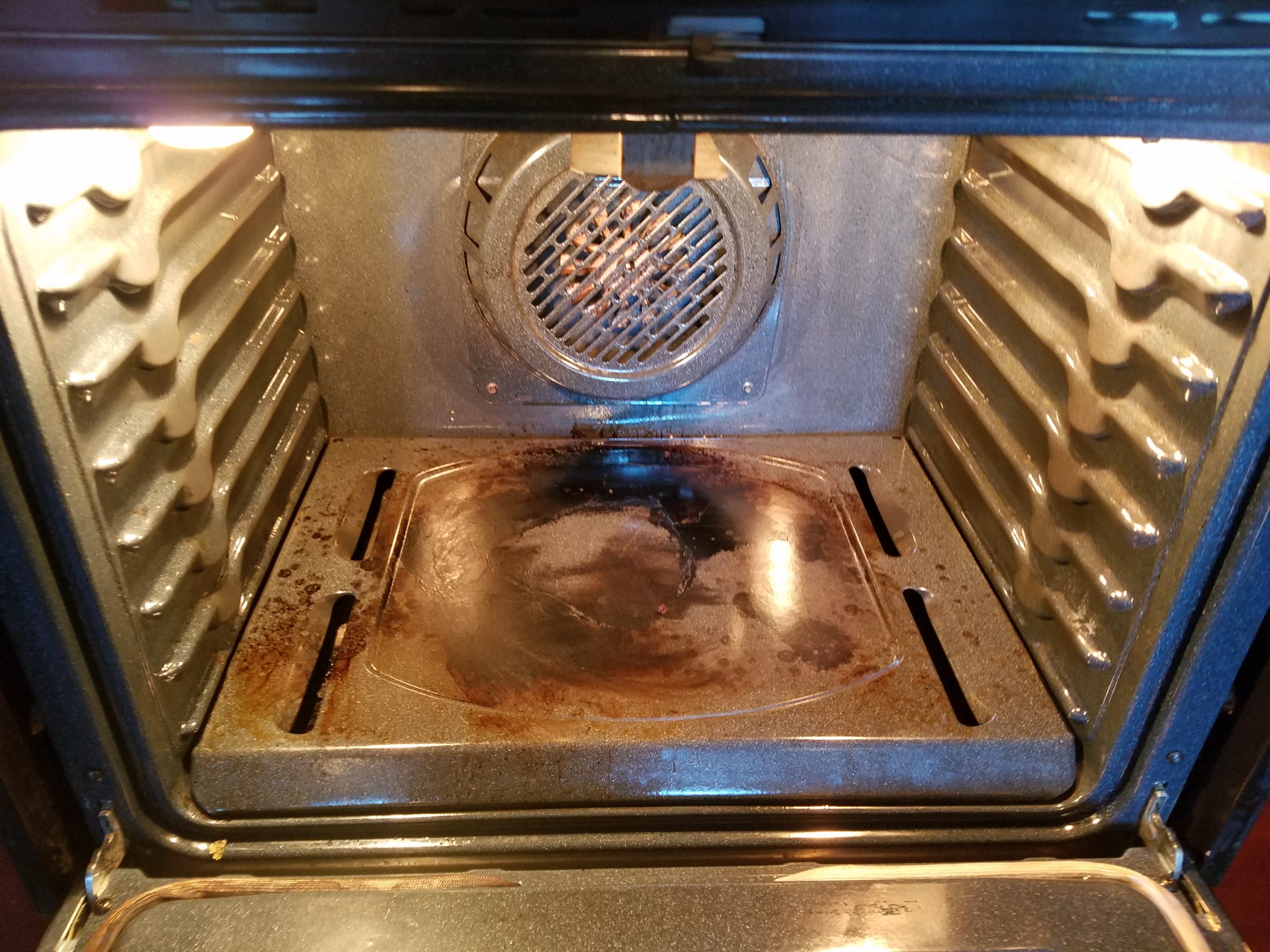 Wall Oven before cleaning