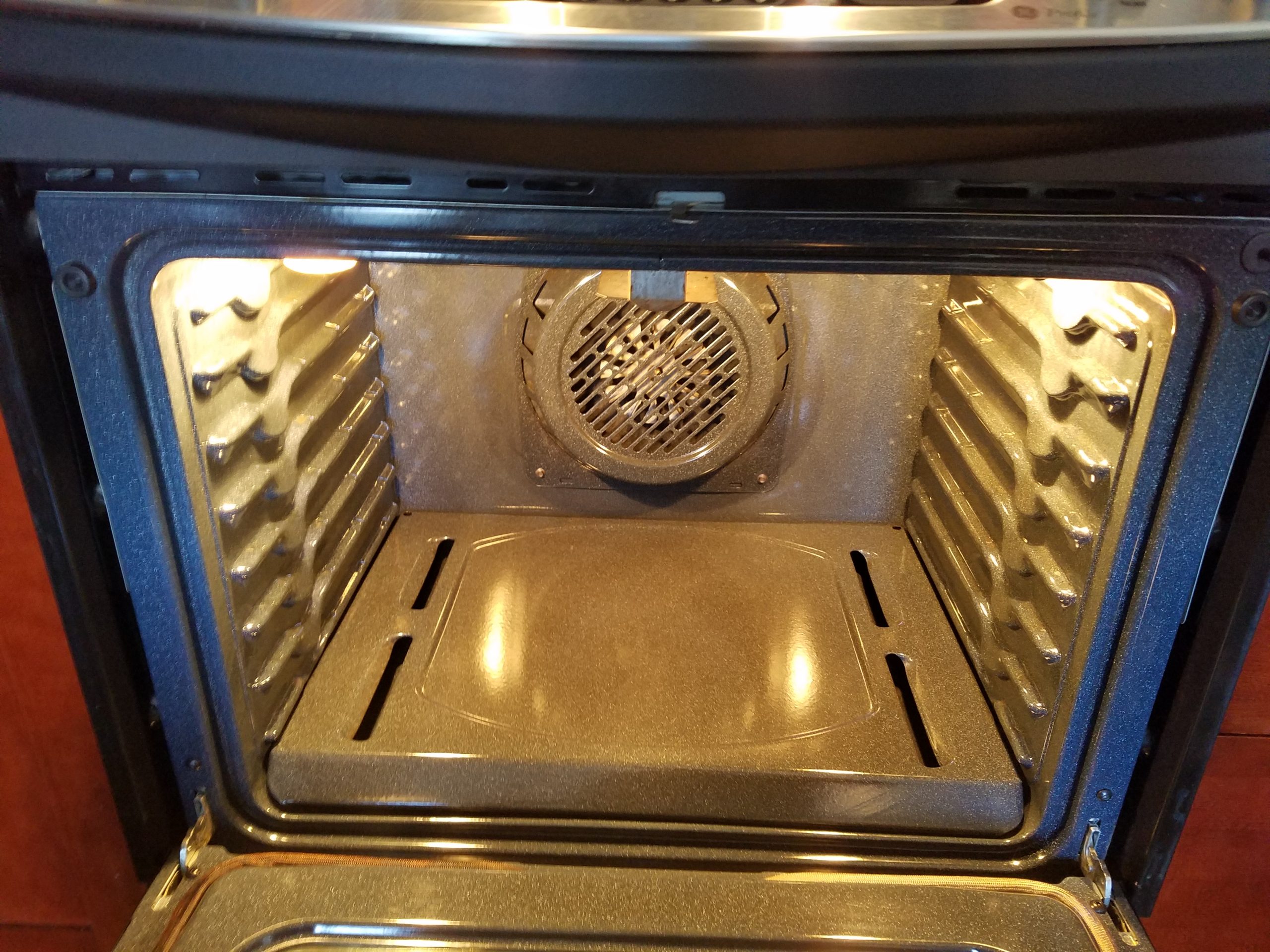 Wall Oven after cleaning
