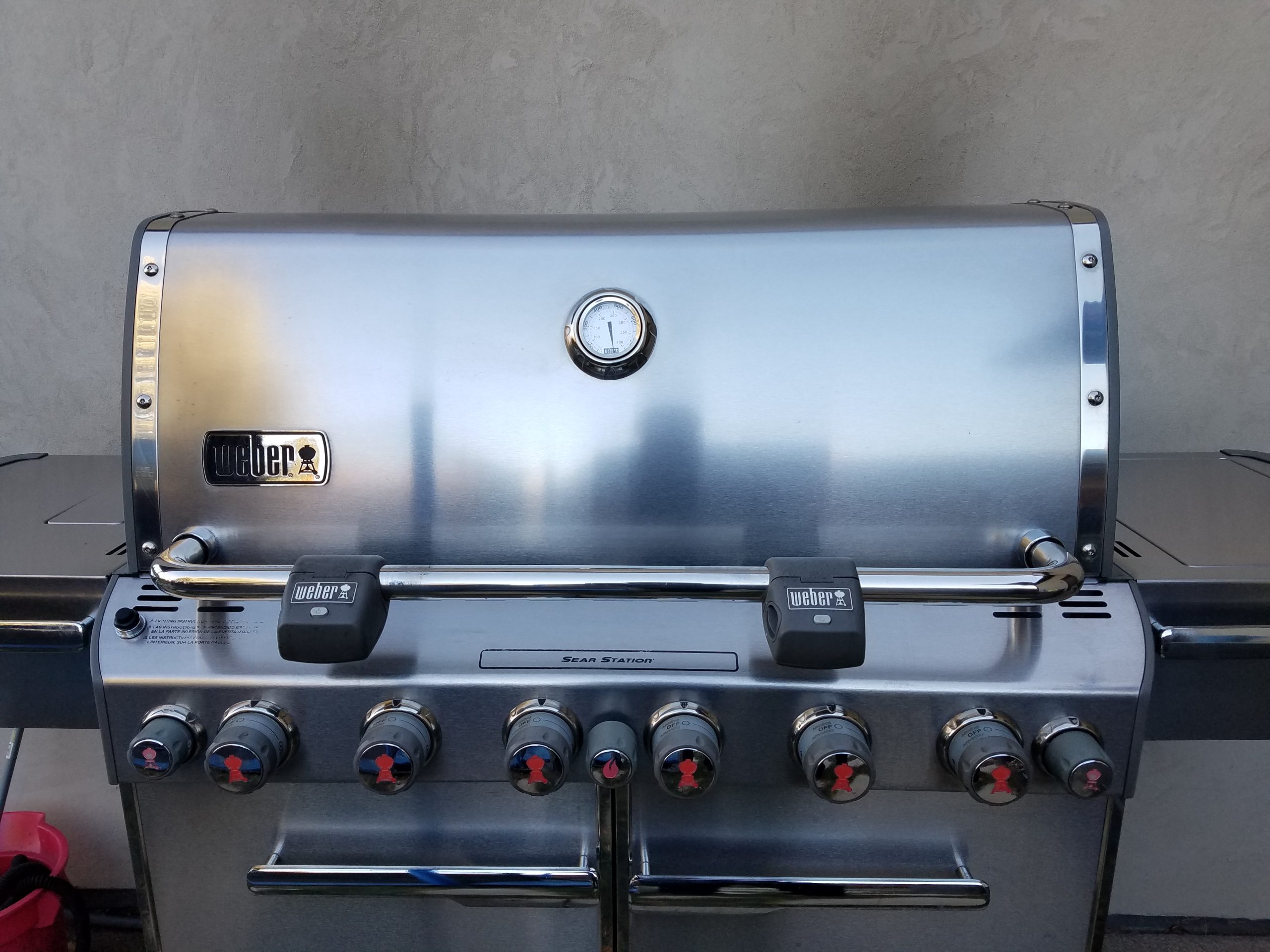 Weber Summit grill after cleaning