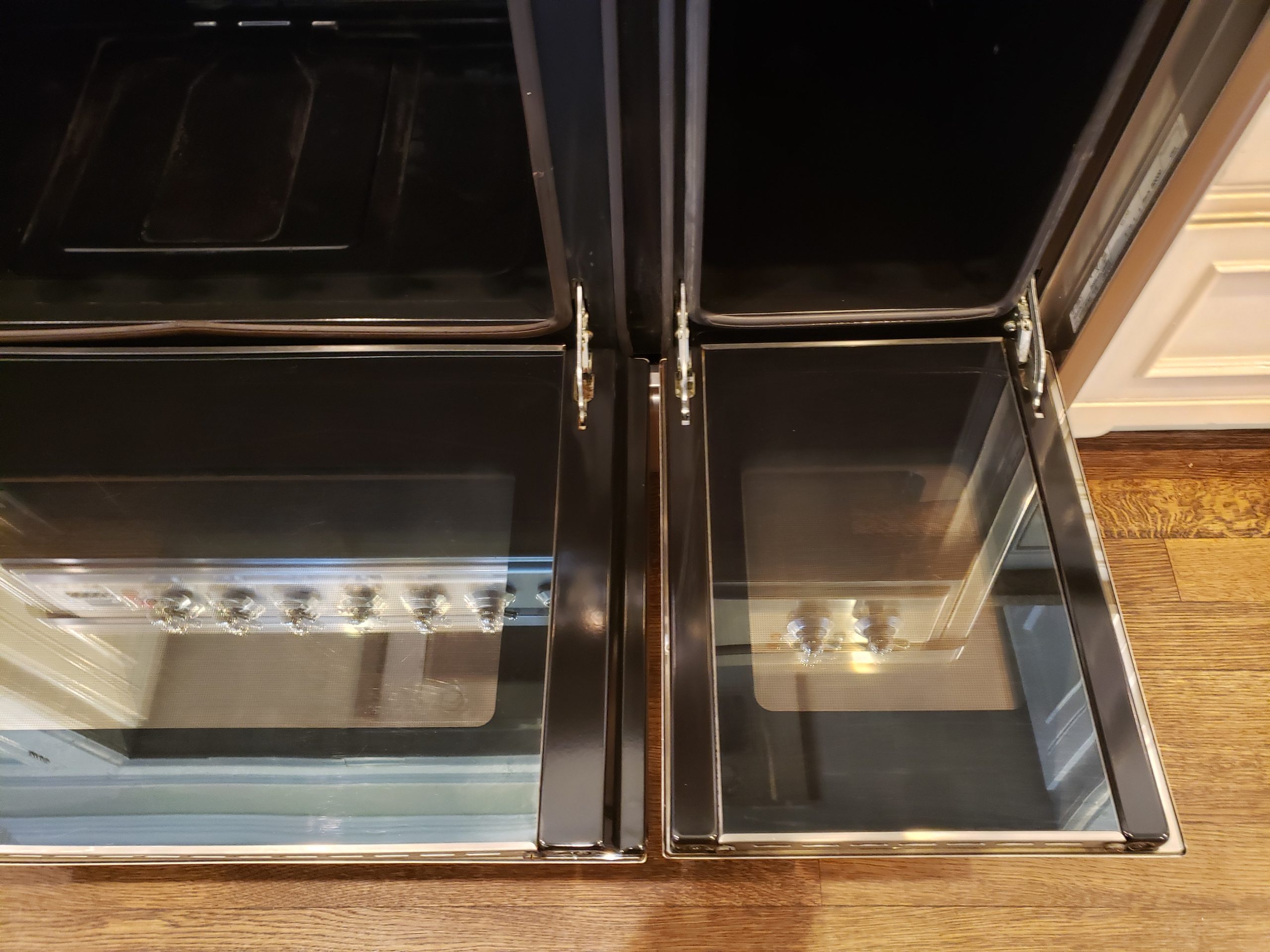 Ilve range after cleaning