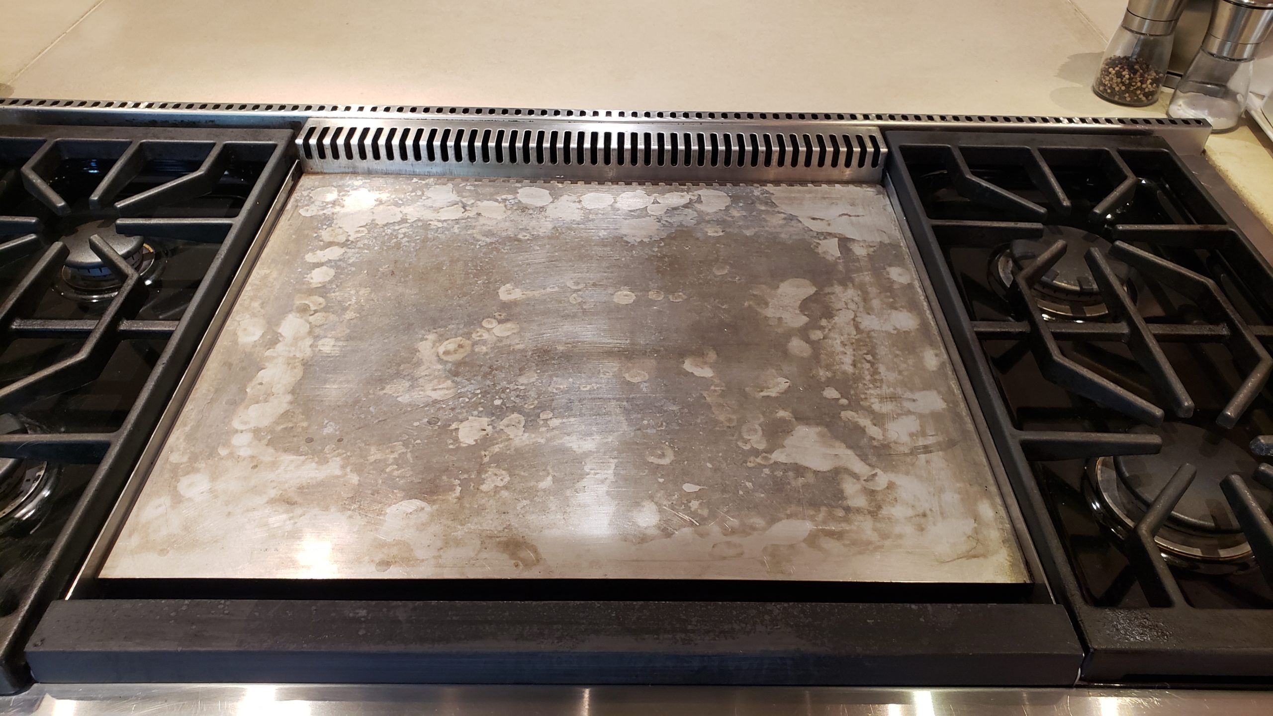 Wolf Griddle after cleaning