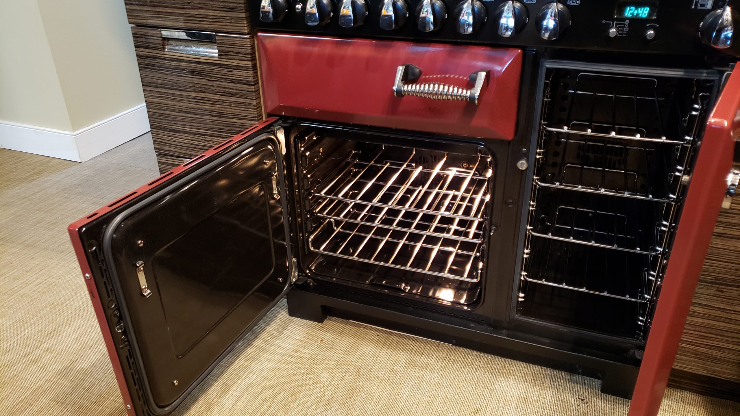 AGA range after cleaning