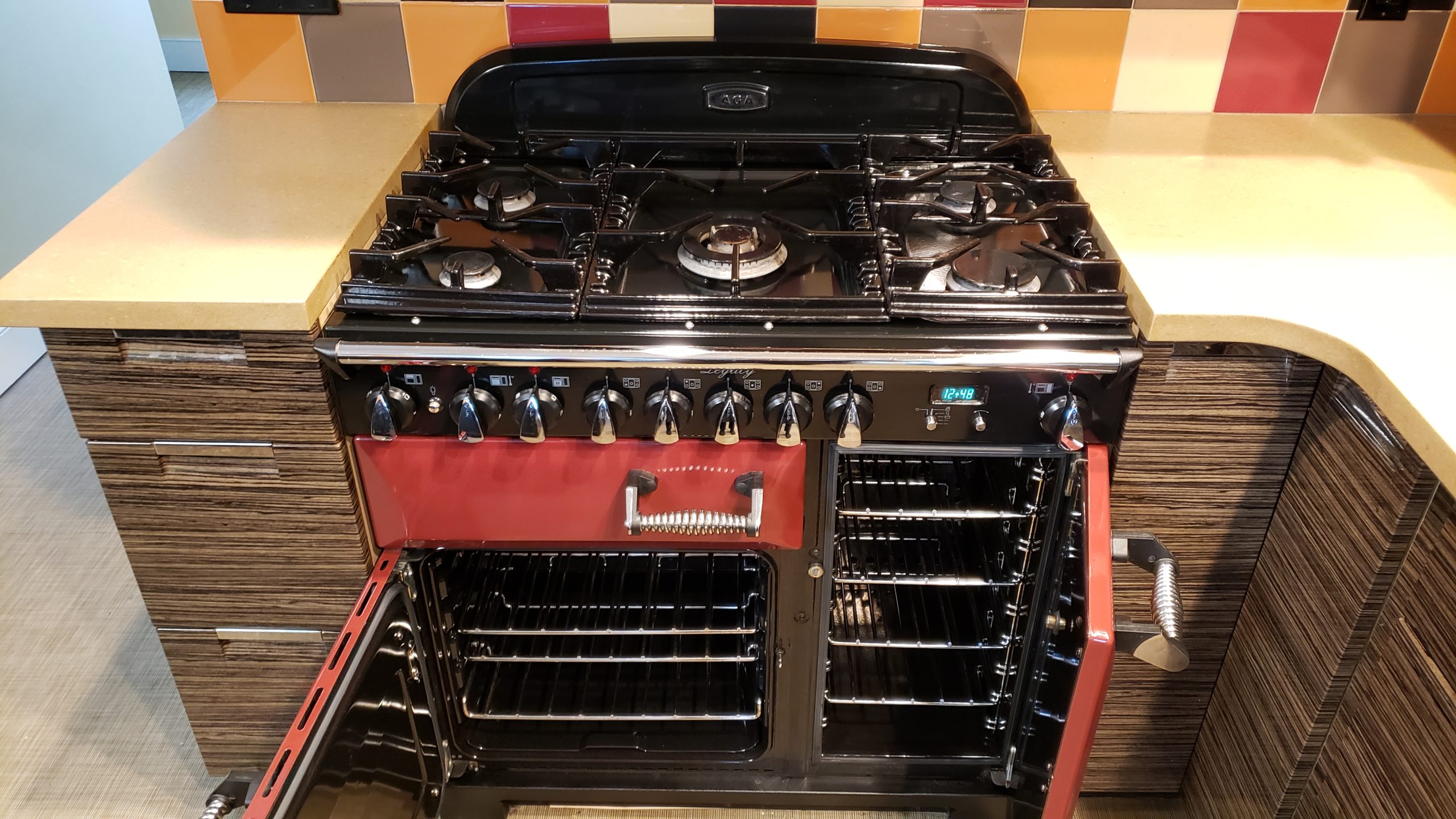 AGA range after cleaning