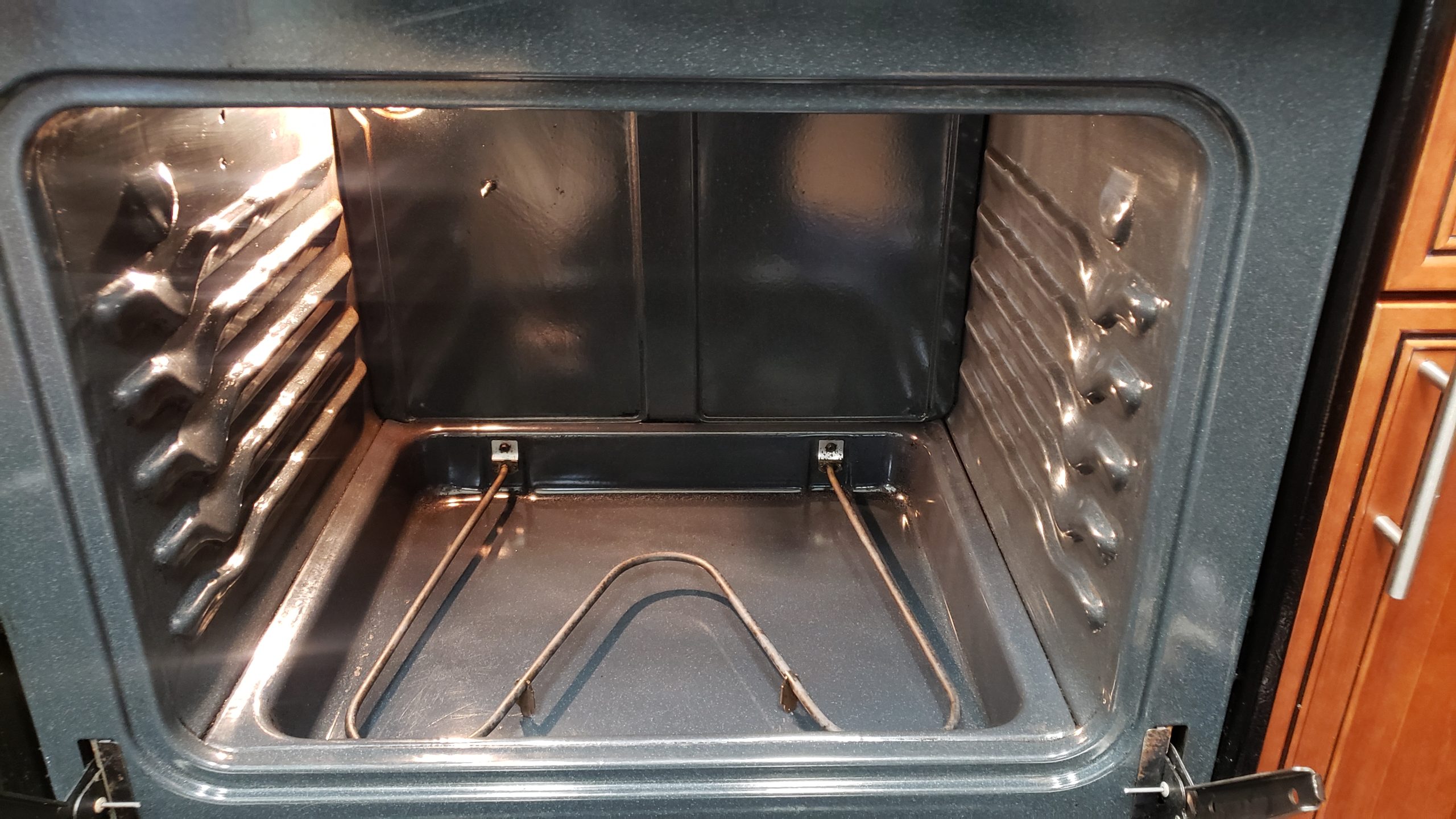 Oven after cleaning