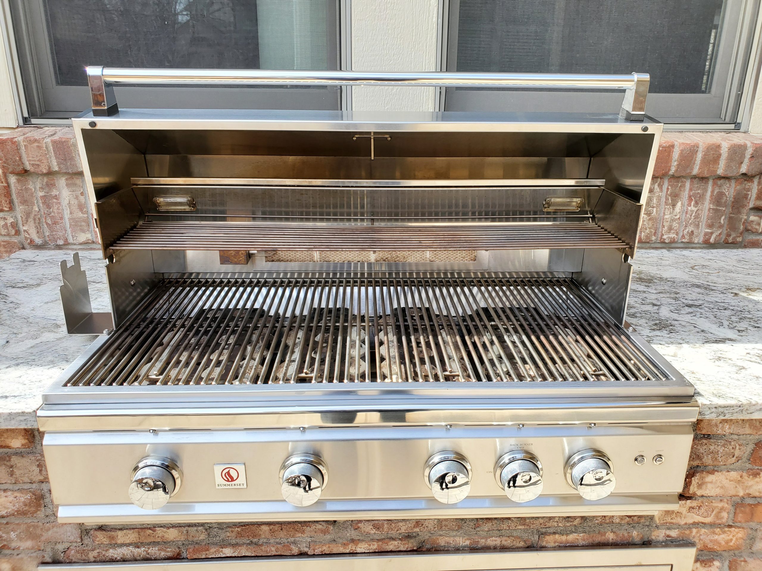 Summerset grill after cleaning
