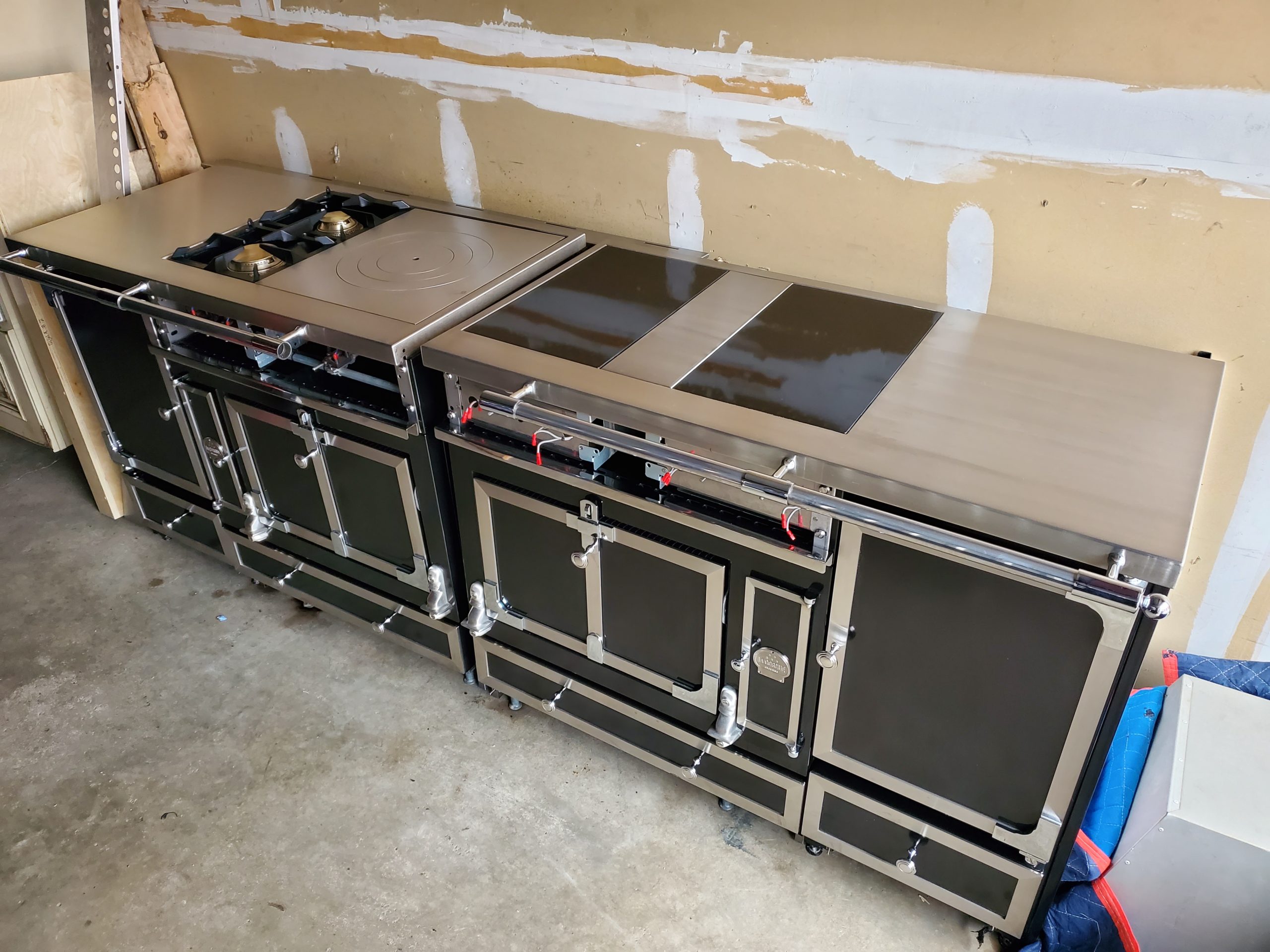La Cornue range after cleaning