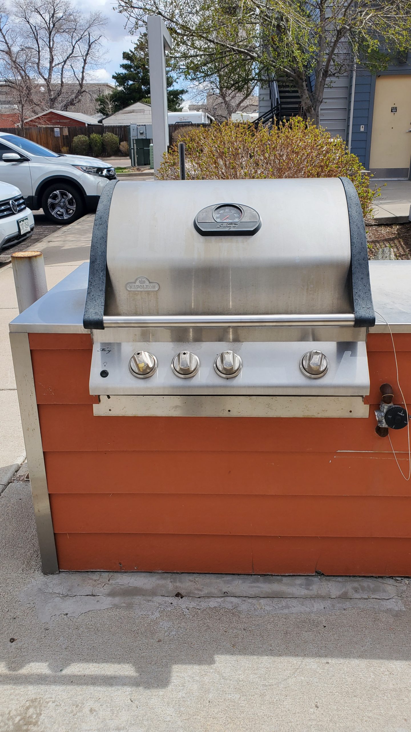 Napoleon grill installation