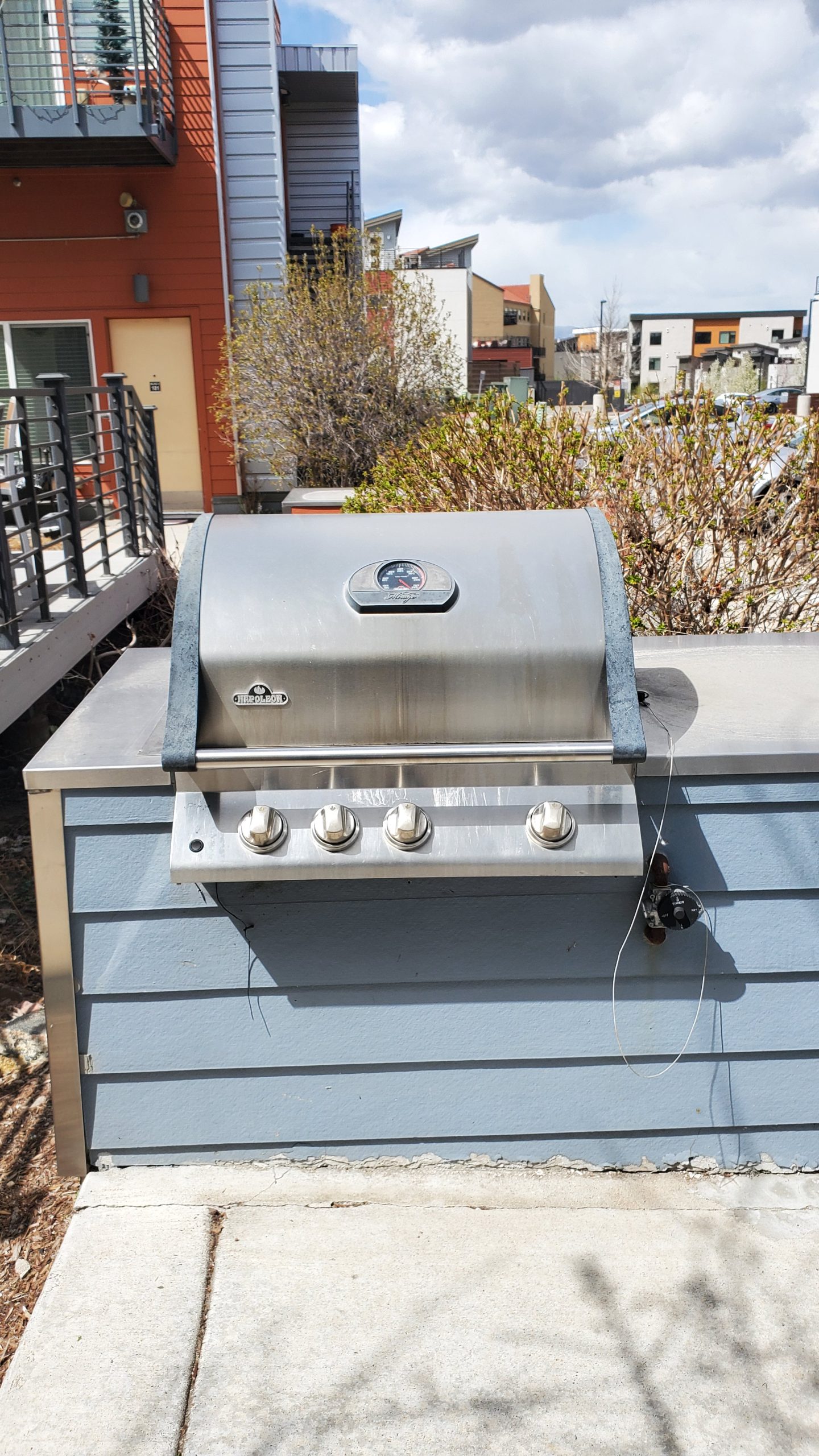 Napoleon grill installation