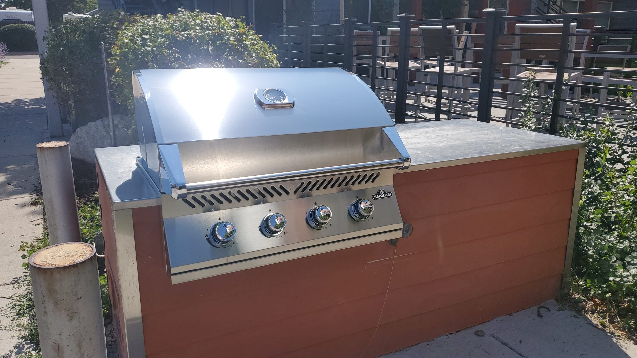 Napoleon grill installation
