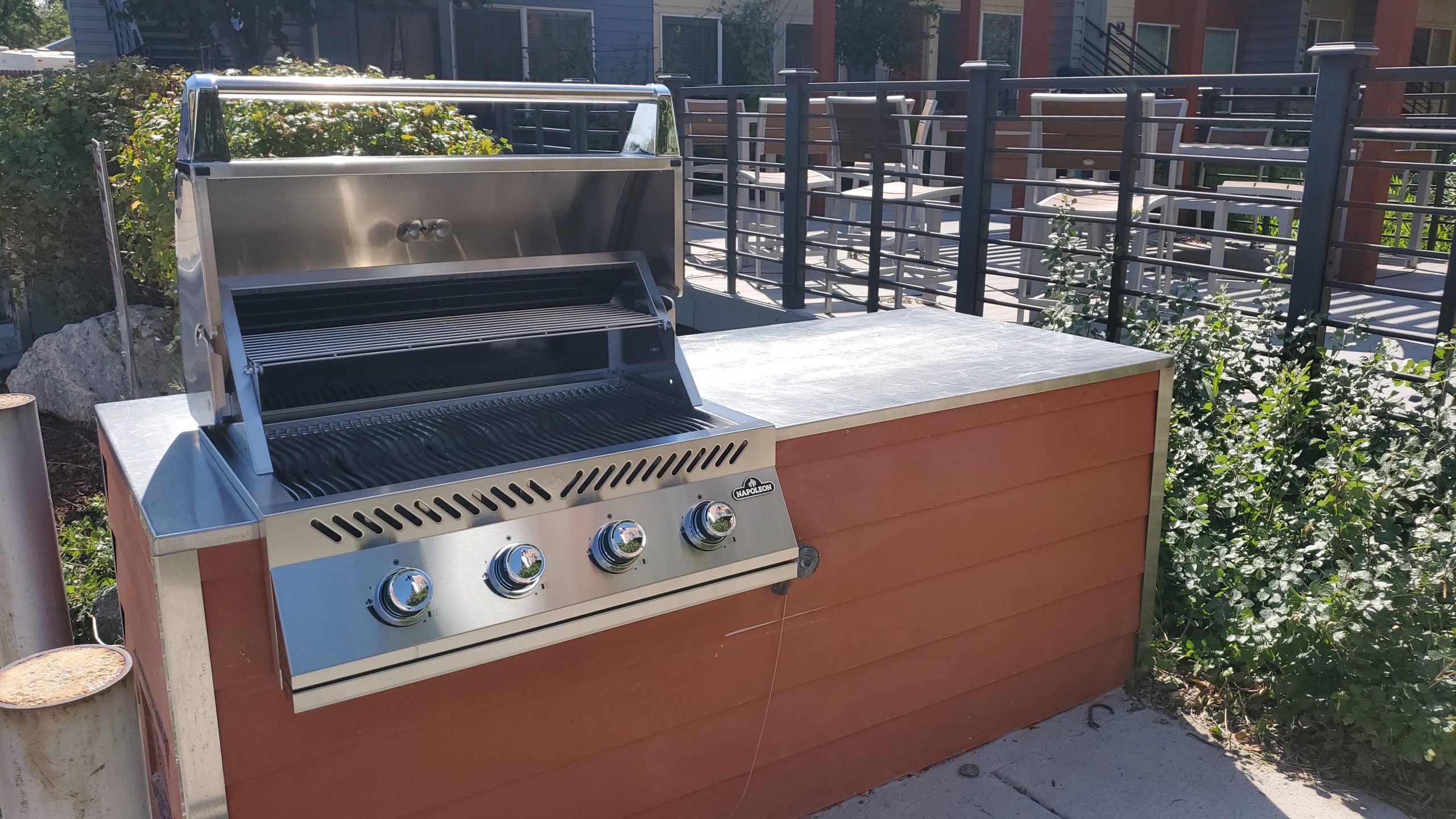 Napoleon grill installation