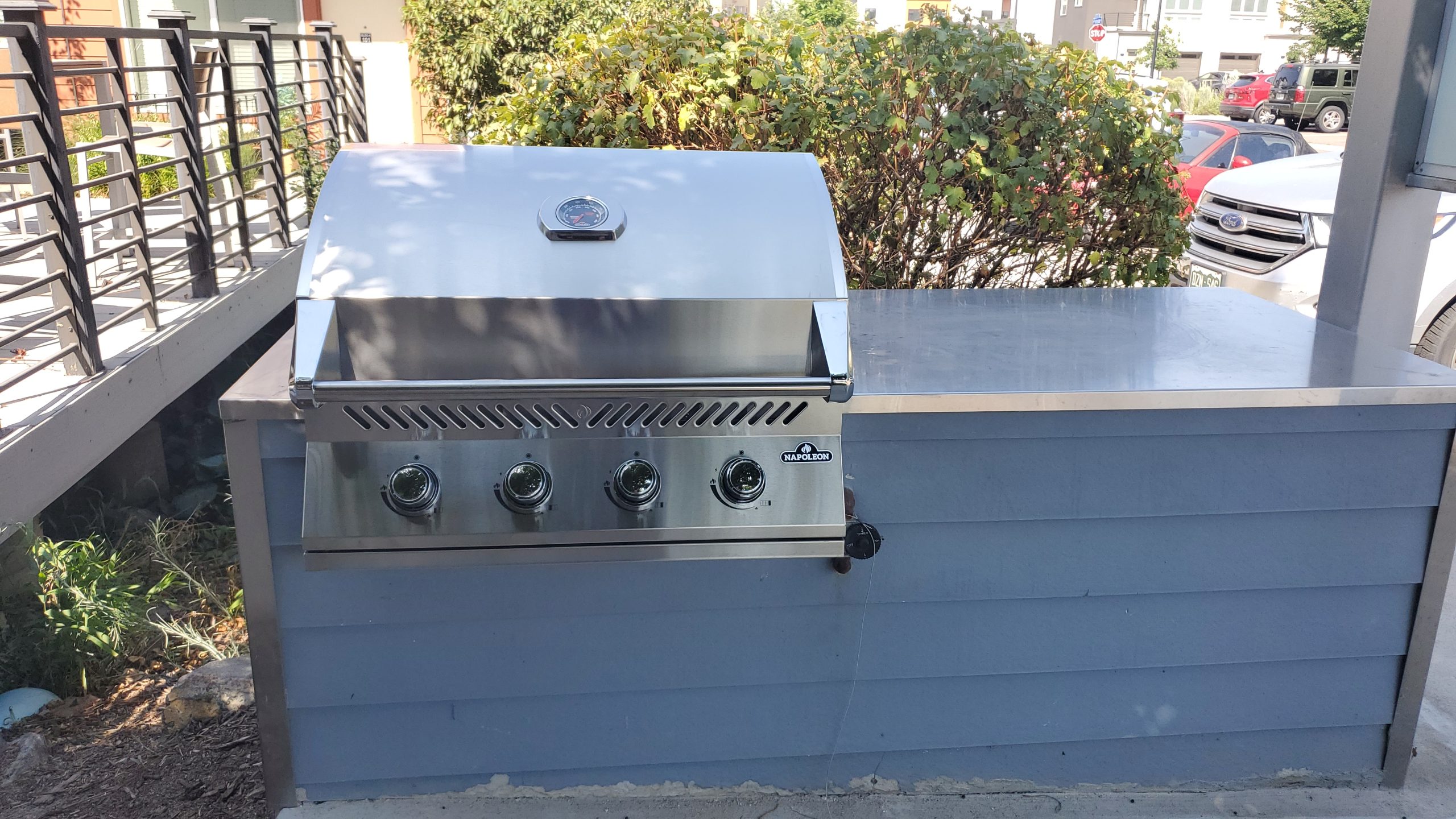 Napoleon grill installation