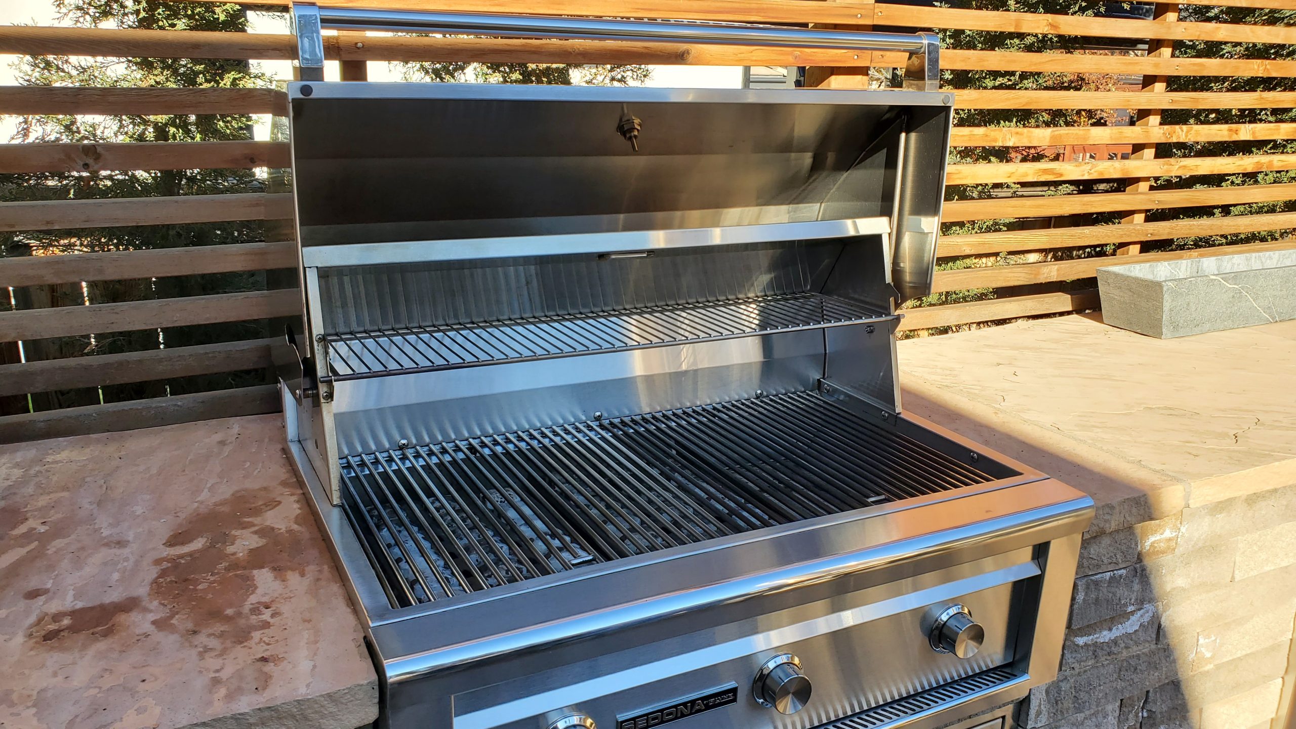 Lynx grill after cleaning