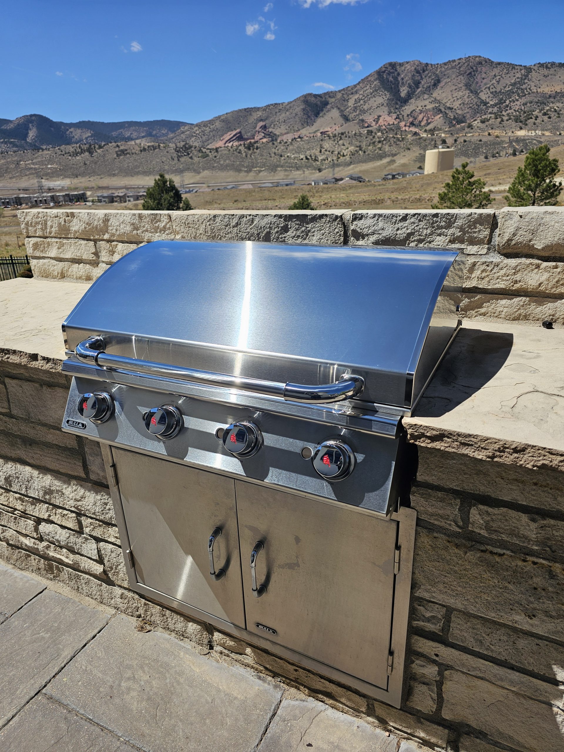 Bull griddle installation