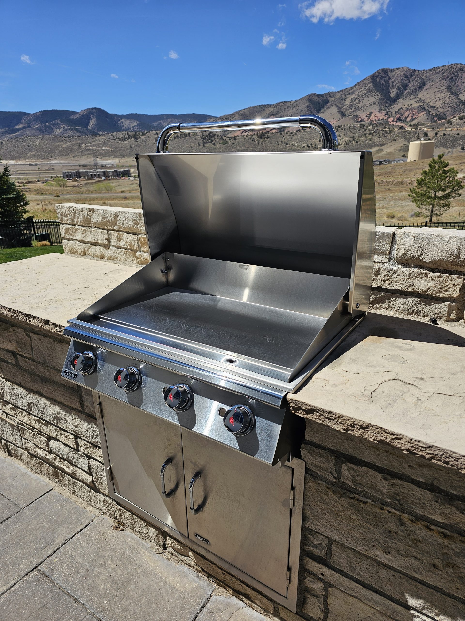 Bull griddle installation
