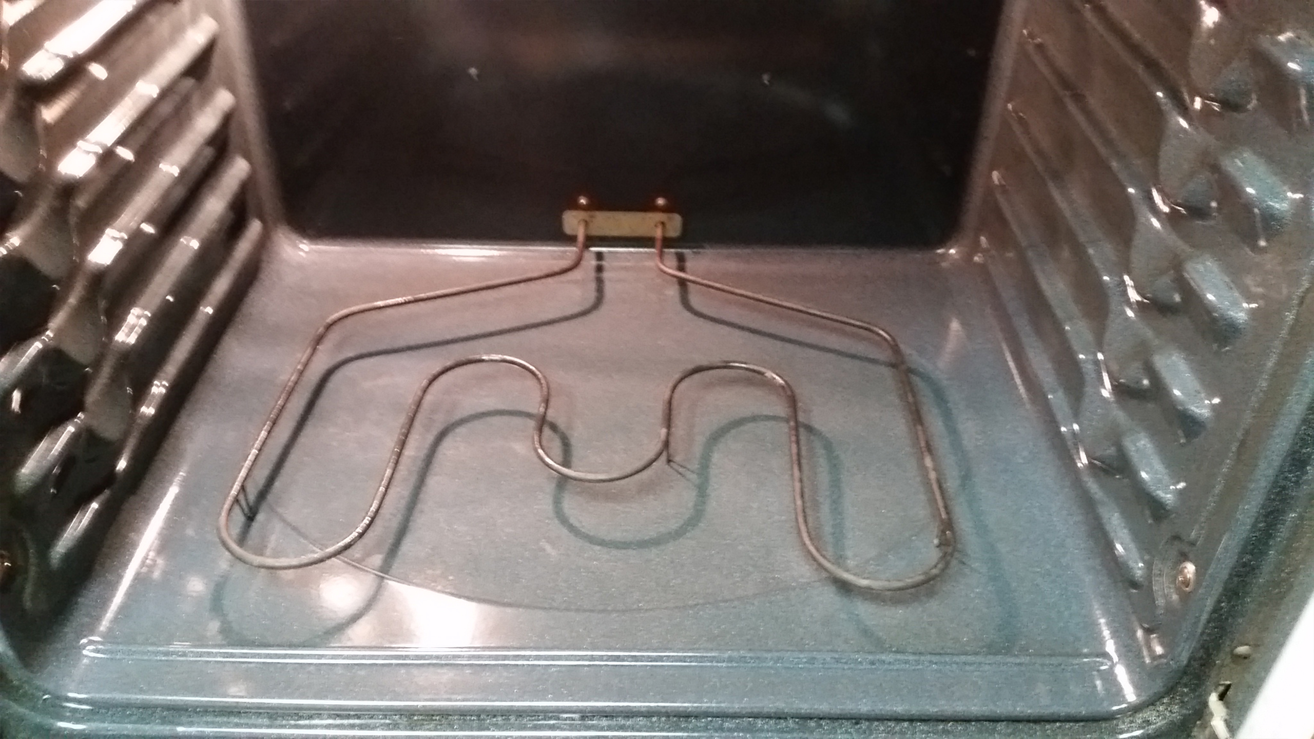 wall oven after cleaning