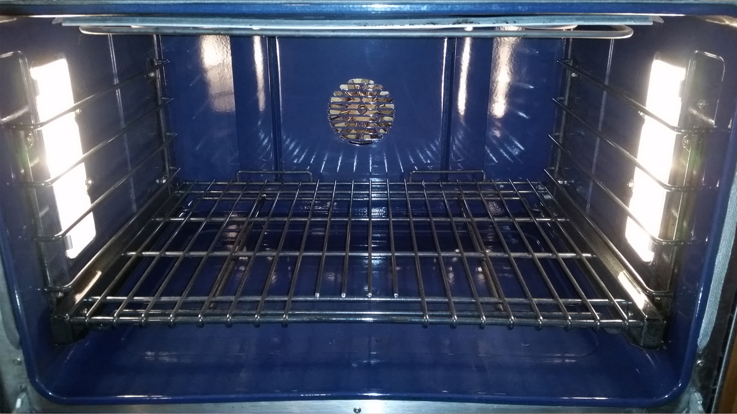GE monogram oven after cleaning