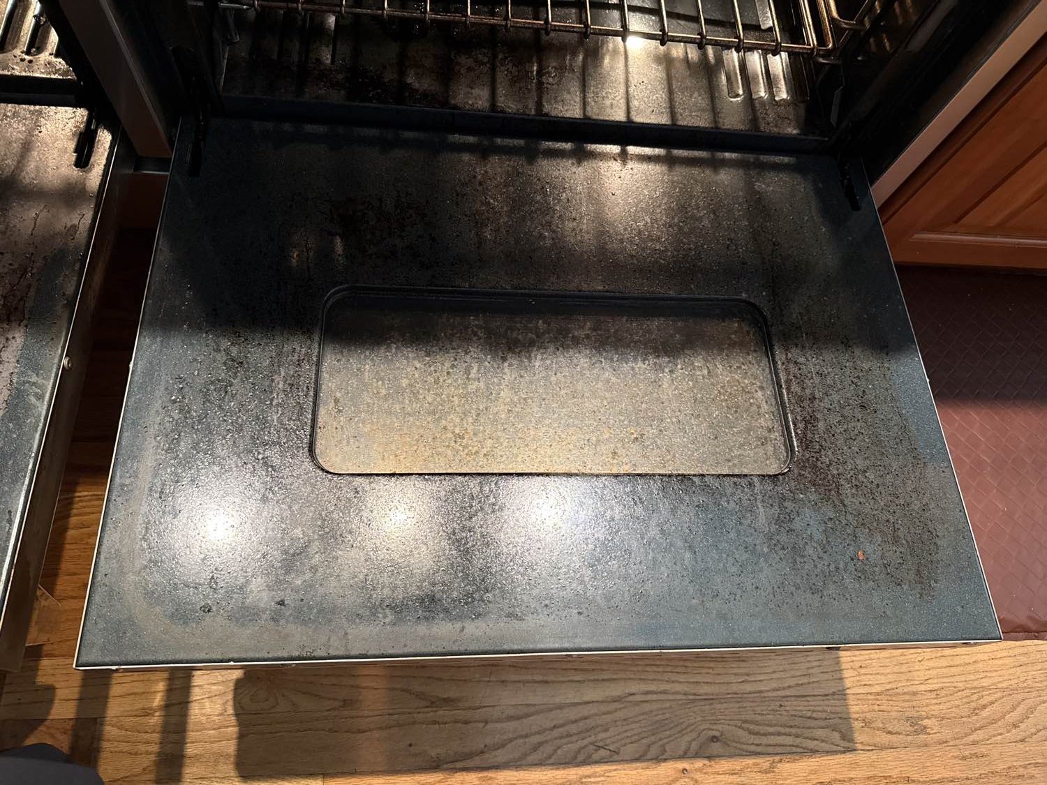 Viking range cleaning