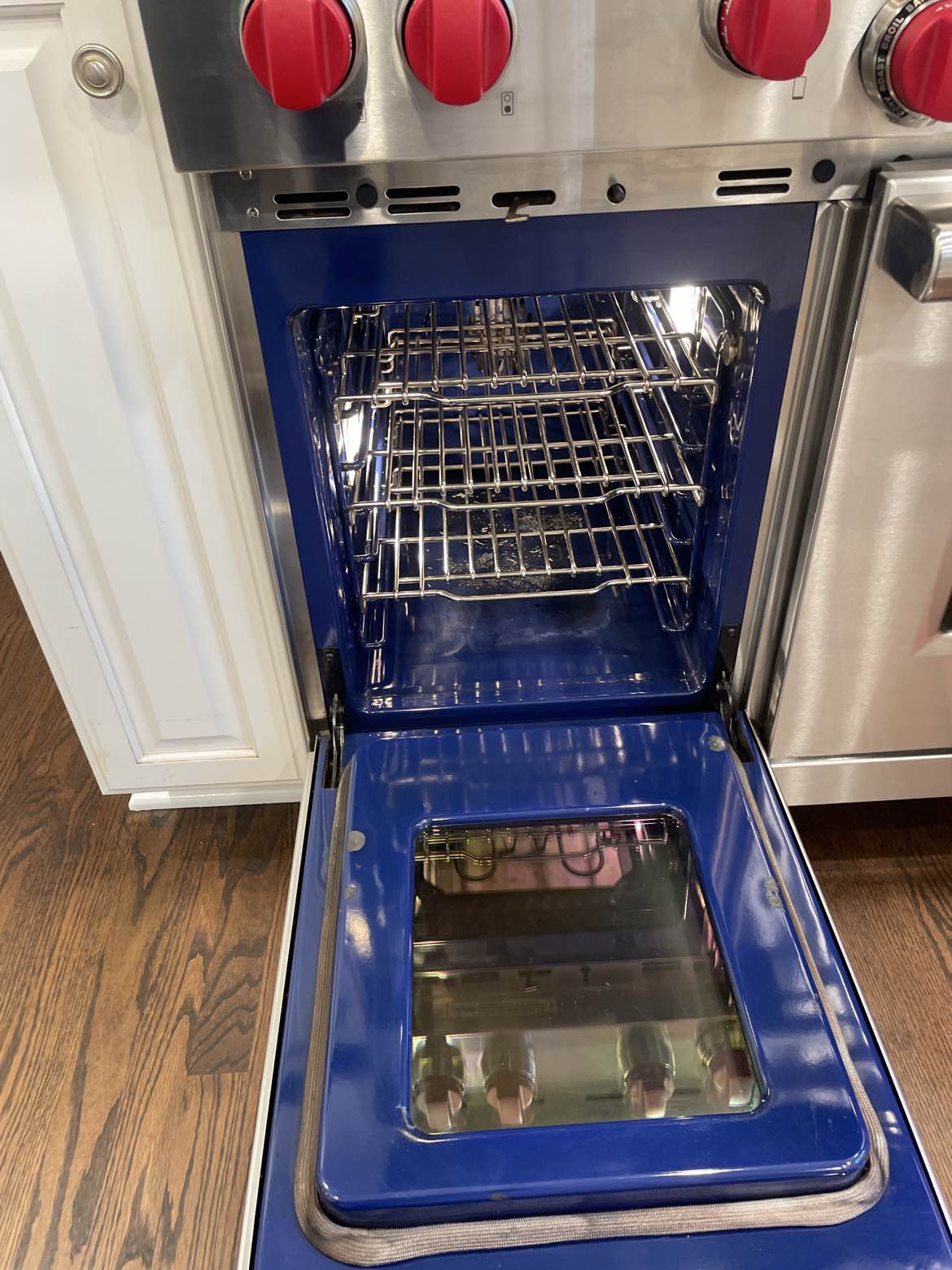 Wolf range cleaning